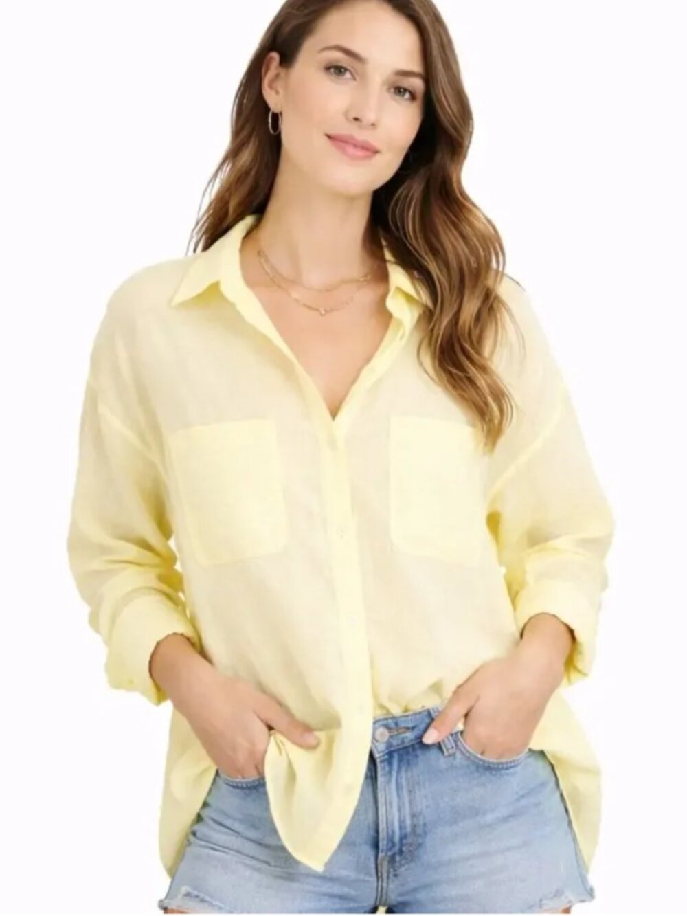 Z SUPPLY Lalo Gauze Button Down Shirt